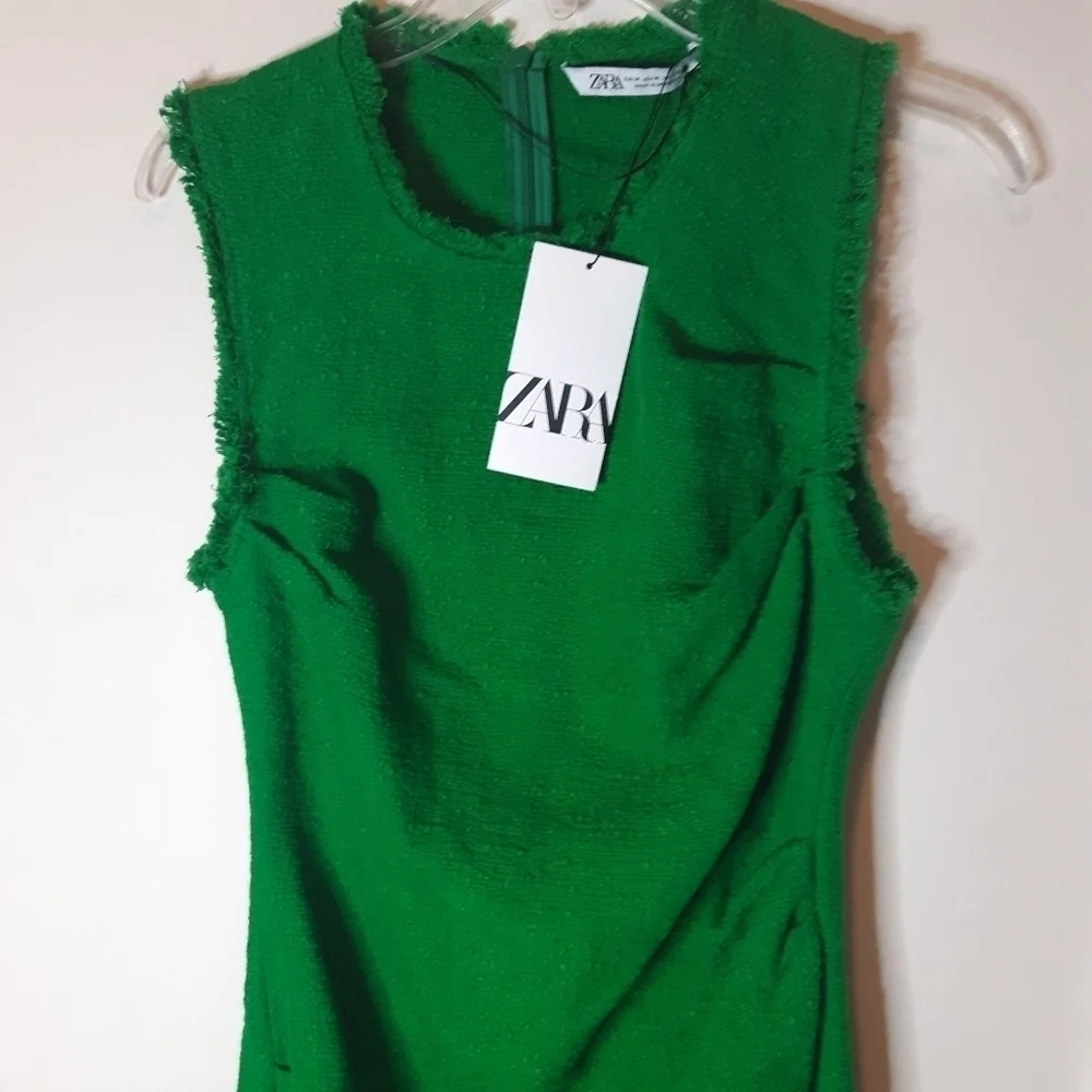 ZARA long textured weave dress - Picture 12 of 15